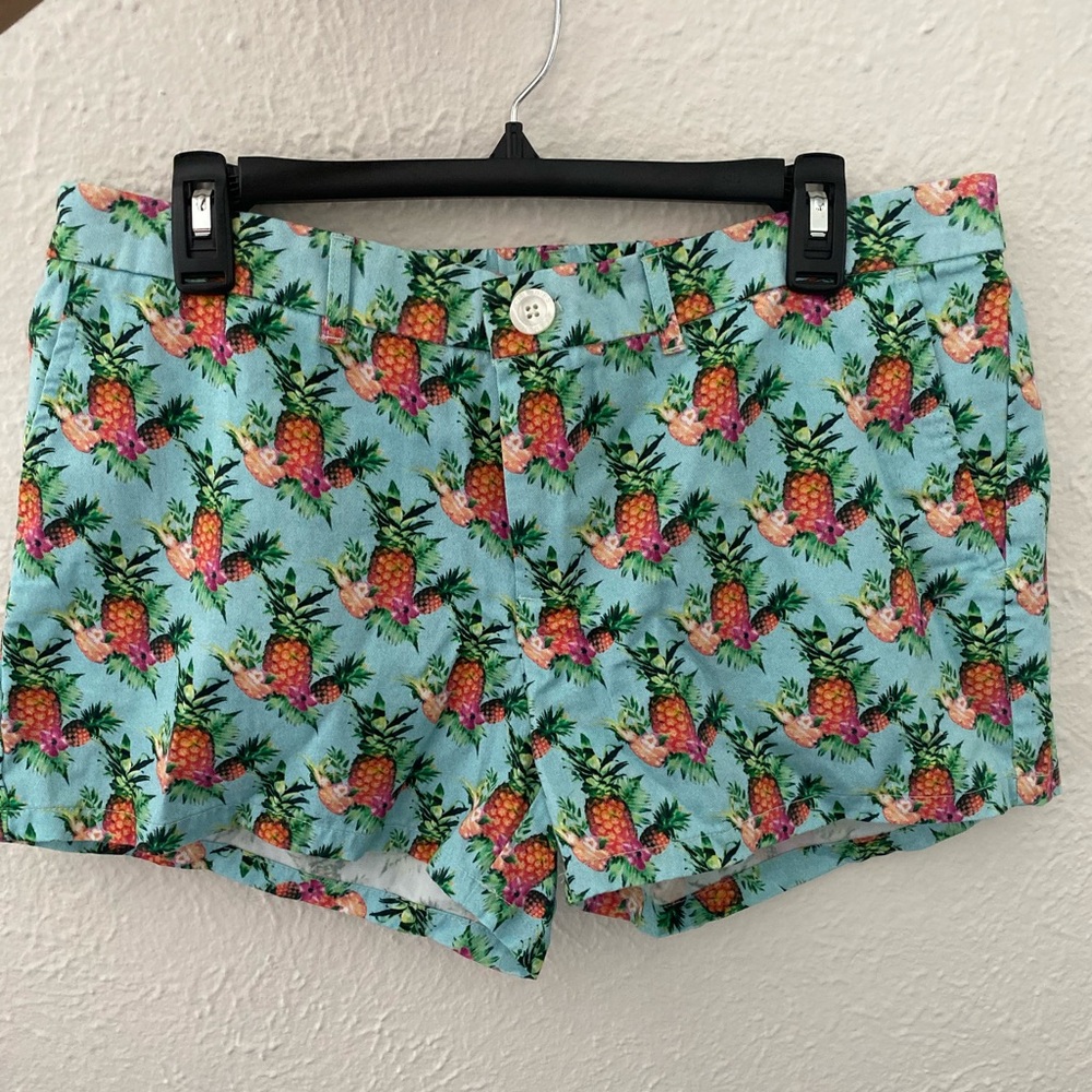 Chubbies Womens Shorts - Blue Pineapple XL